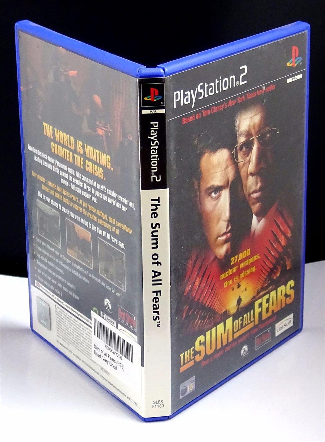 The Sum of all Fears PS2 (Playstation 2) - Free Postage - UK Seller