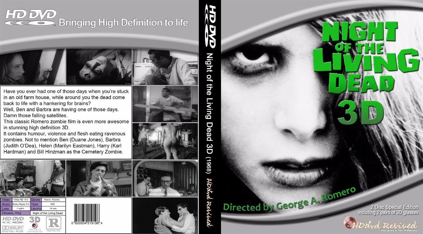 Night of the Living Dead (1968) 3D Special Edition - HDDVD - (HDDVD-Revived) - NEW - UK SELLER