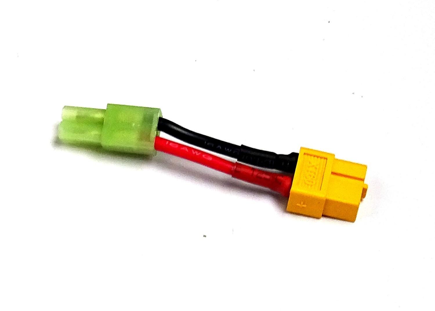 XT60 Female To Mini Tamiya Male Charge Battery Lead Adapter AR Drone - UK Seller