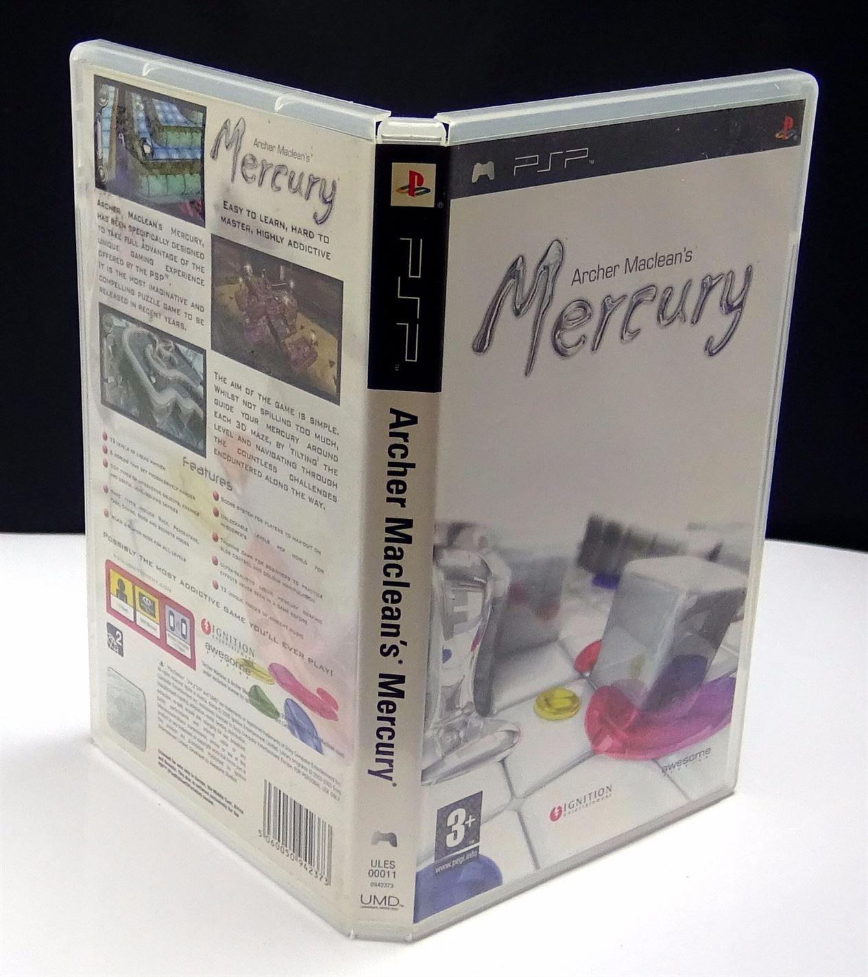 Archer Maclean's Mercury (PSP) - UK Seller