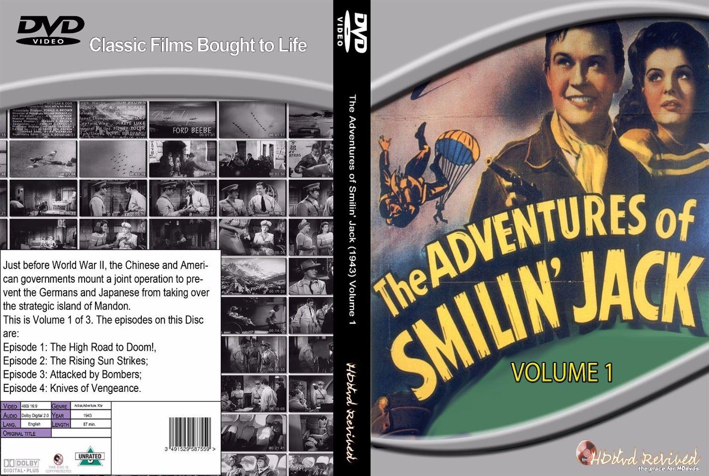 Adventures Of Smilin' Jack Volume 1 (1943) - DVD - (HDDVD-Revived) - NEW - UK SELLER