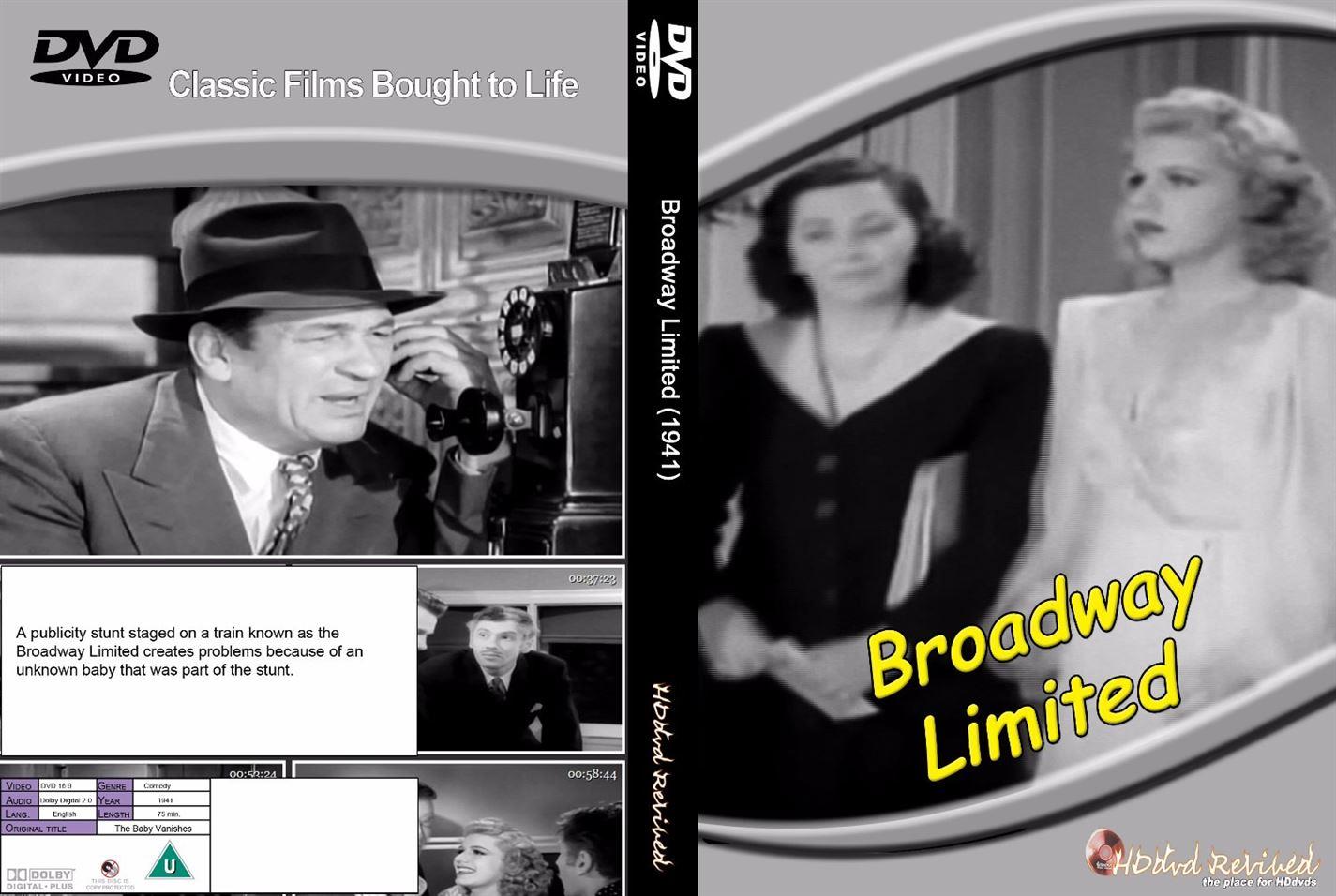Broadway Limited (1941) - DVD - (HDDVD-Revived)