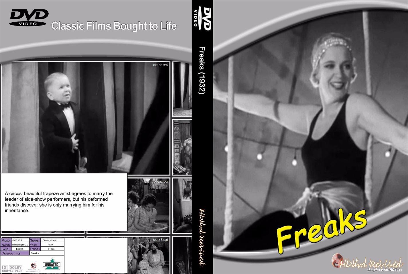 Freaks (1932) - DVD - (HDDVD-Revived) - NEW - UK SELLER