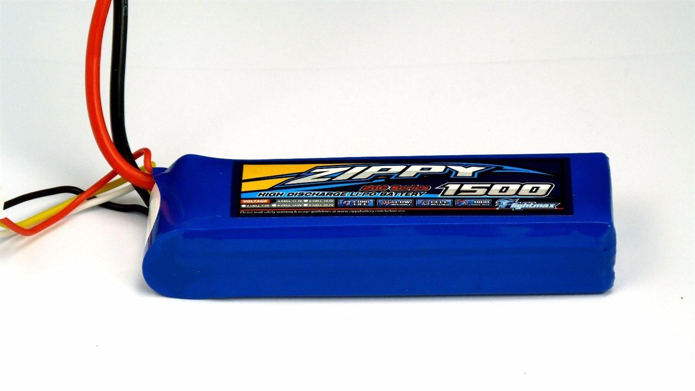 Zippy Flightmax 1500mAh 3S 20C Lipo Battery Pack - UK Seller NP