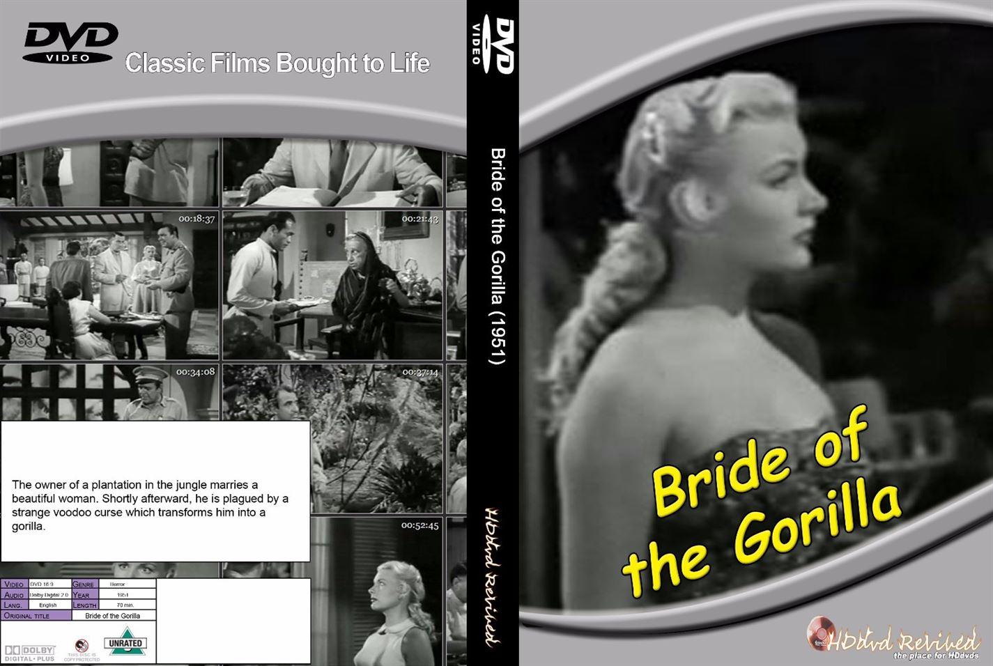 Bride of the Gorilla (1951) - DVD - (HDDVD-Revived)