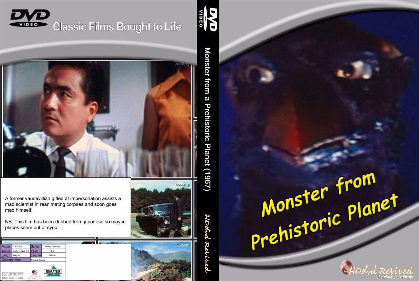 Monster From a prehistoric Planet (1967) - DVD - (HDDVD-Revived) - NEW - UK SELLER