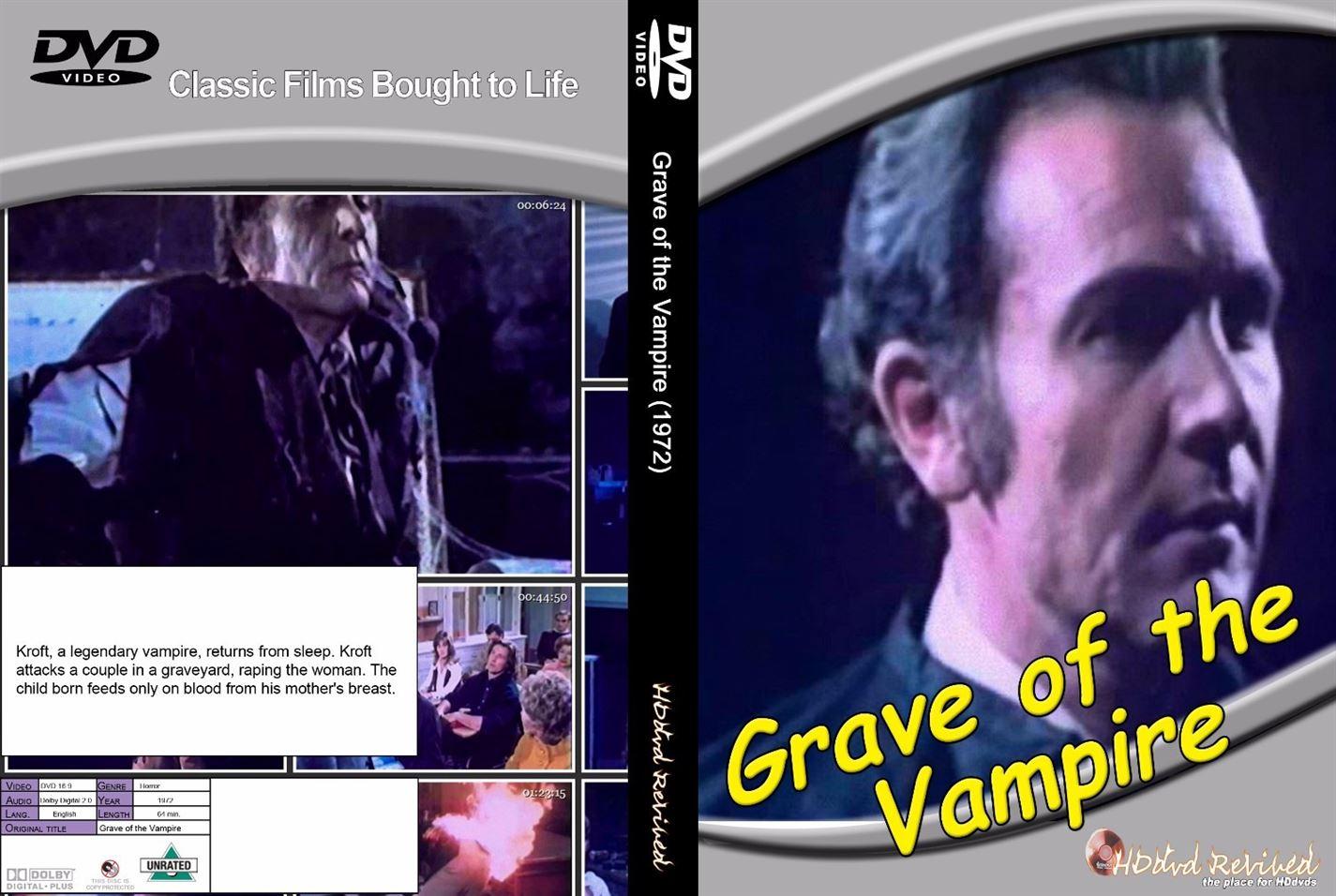 Grave of the Vampire (1972) - DVD - (HDDVD-Revived) - NEW