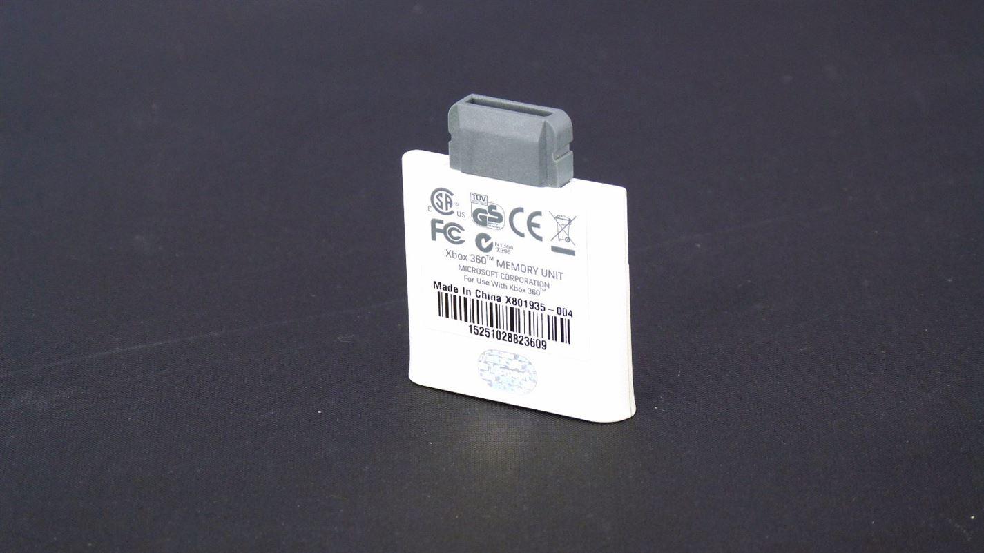 Xbox 360 Official 64mb Memory Card Stick Unit White Genuine Microsoft