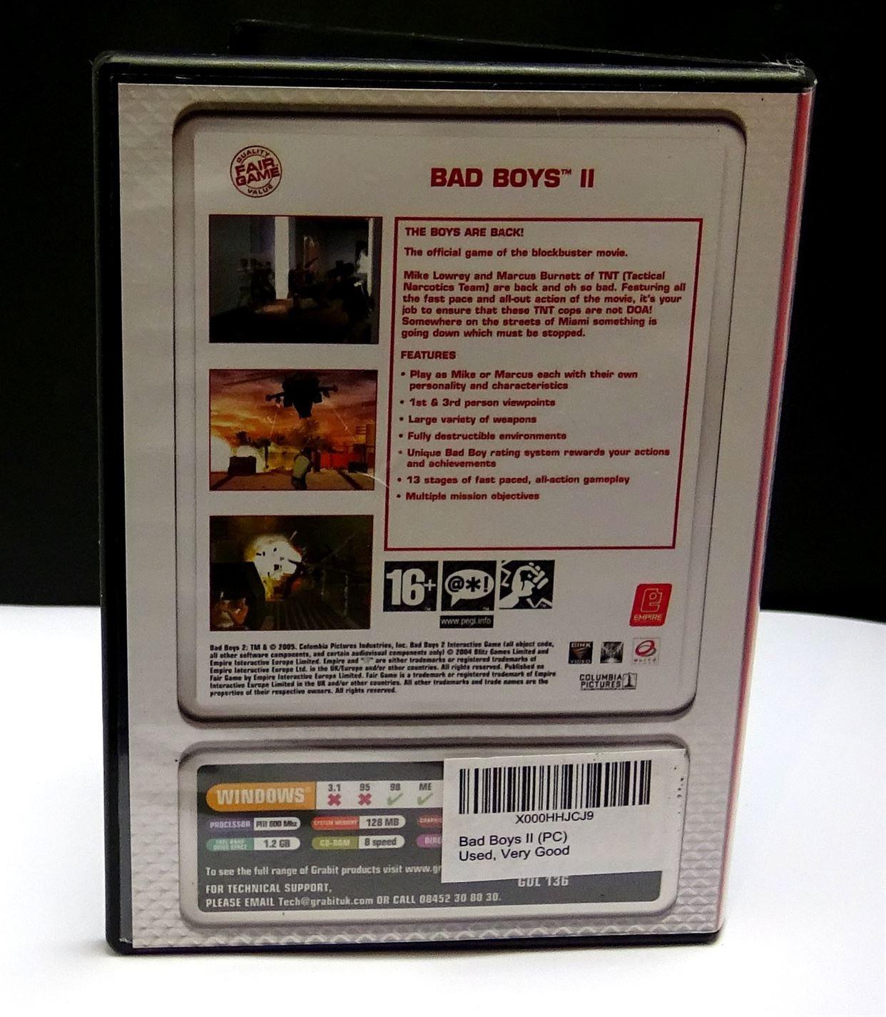 Bad Boys II (PC) - UK Seller