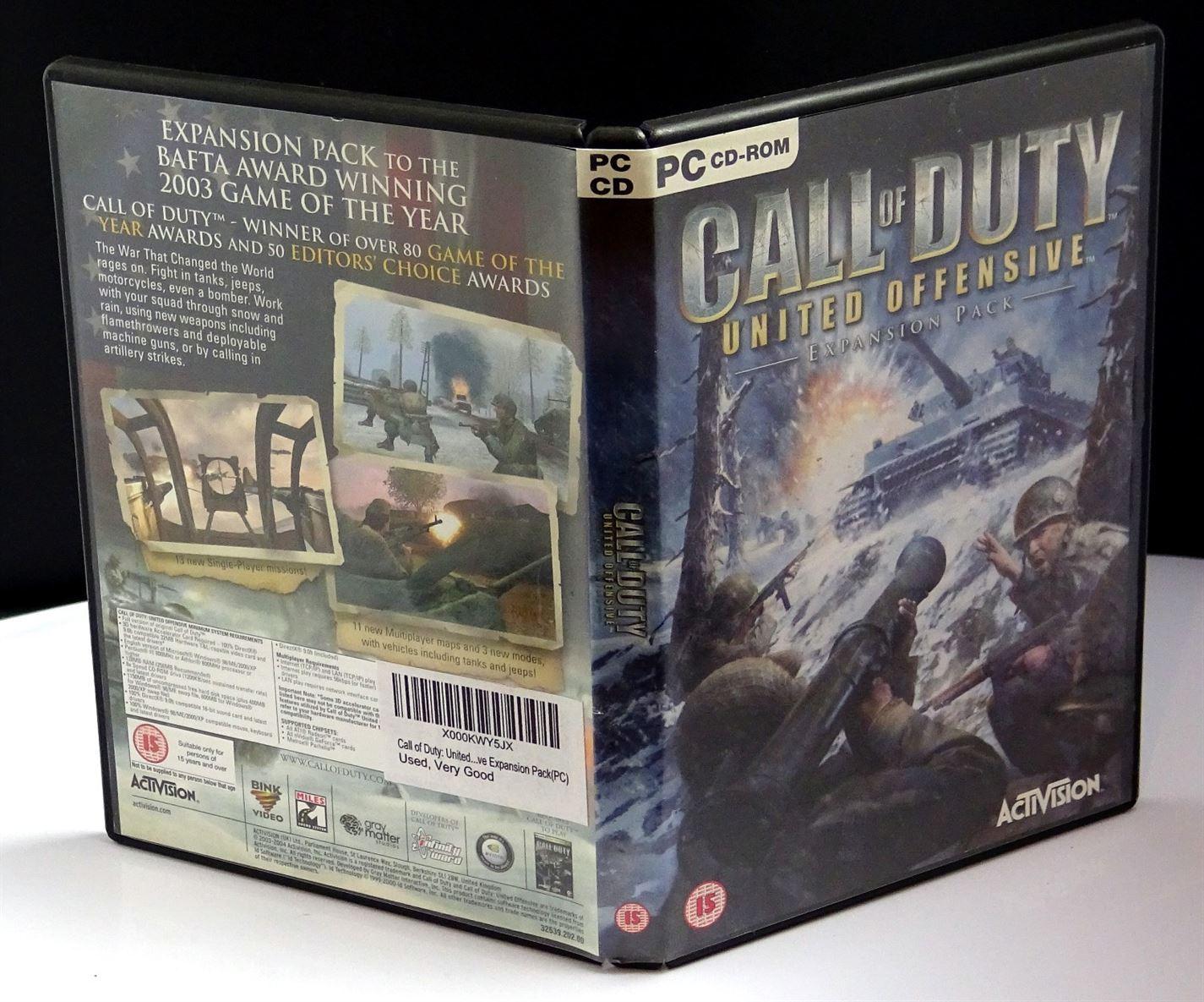 Call of Duty: United Offensive Expansion Pack (PC) - UK Seller NP