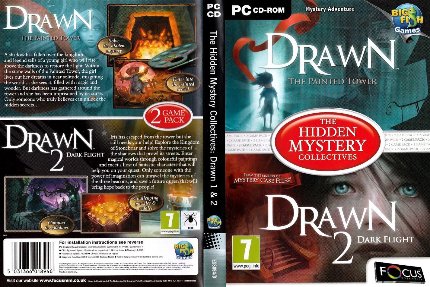 Drawn 1 and 2 - The Hidden Mystery Collectives (PC) - UK Seller