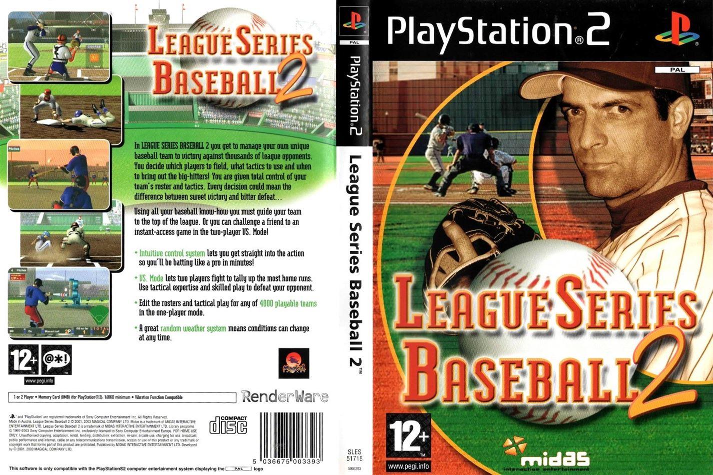 League Series Baseball 2 PS2 (PlayStation 2) - UK Seller