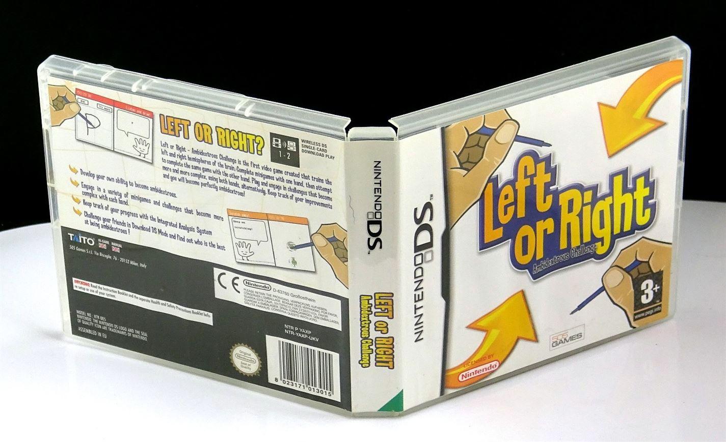 Left Or Right DS (Nintendo DS) - UK Seller NP