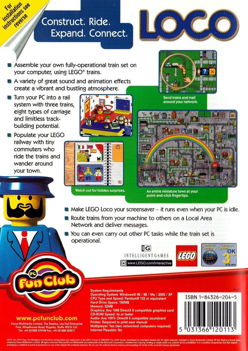LEGO LOCO: PC Fun Club (PC) - UK Seller