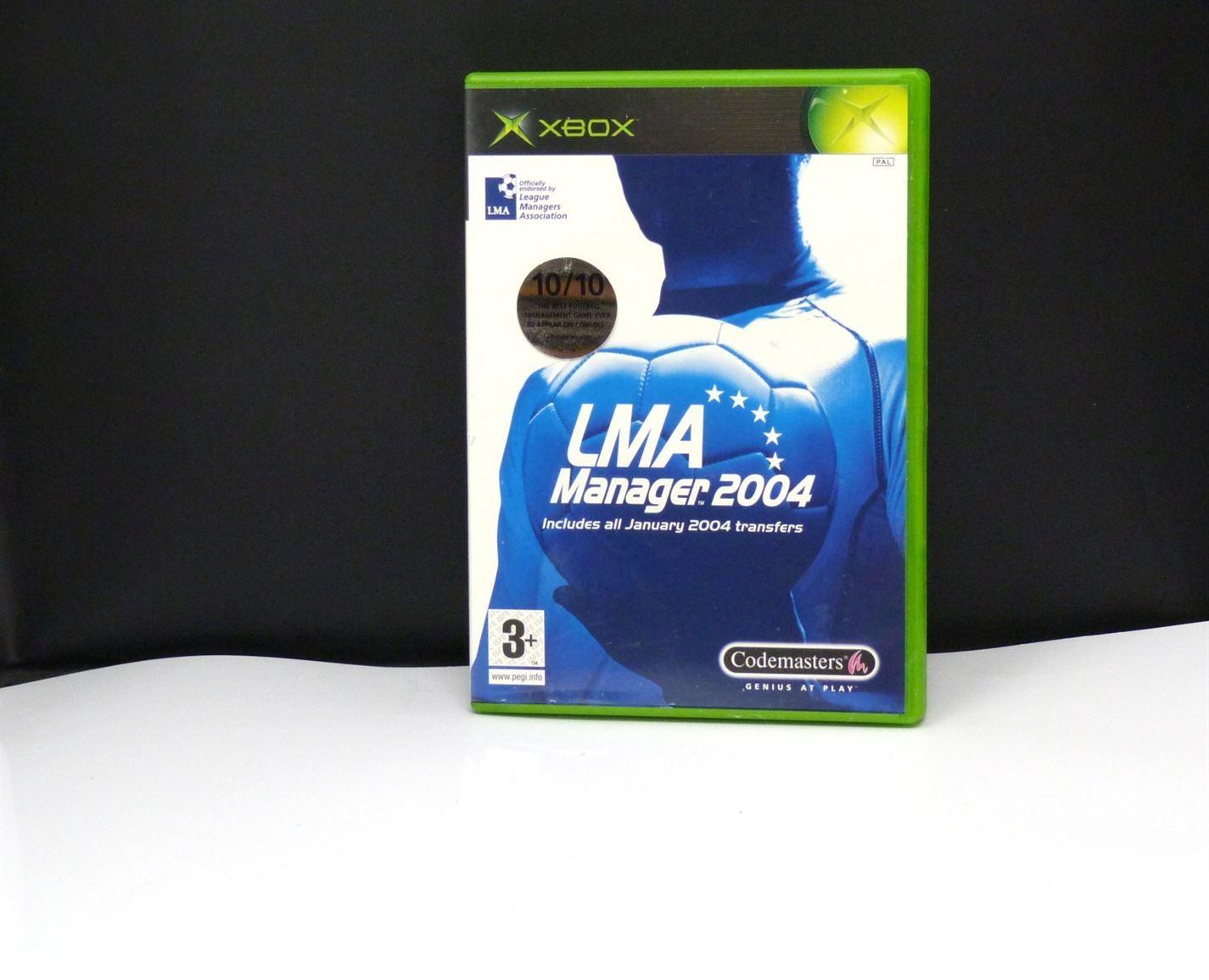 LMA Manager 2004 (Xbox) - UK Seller NP