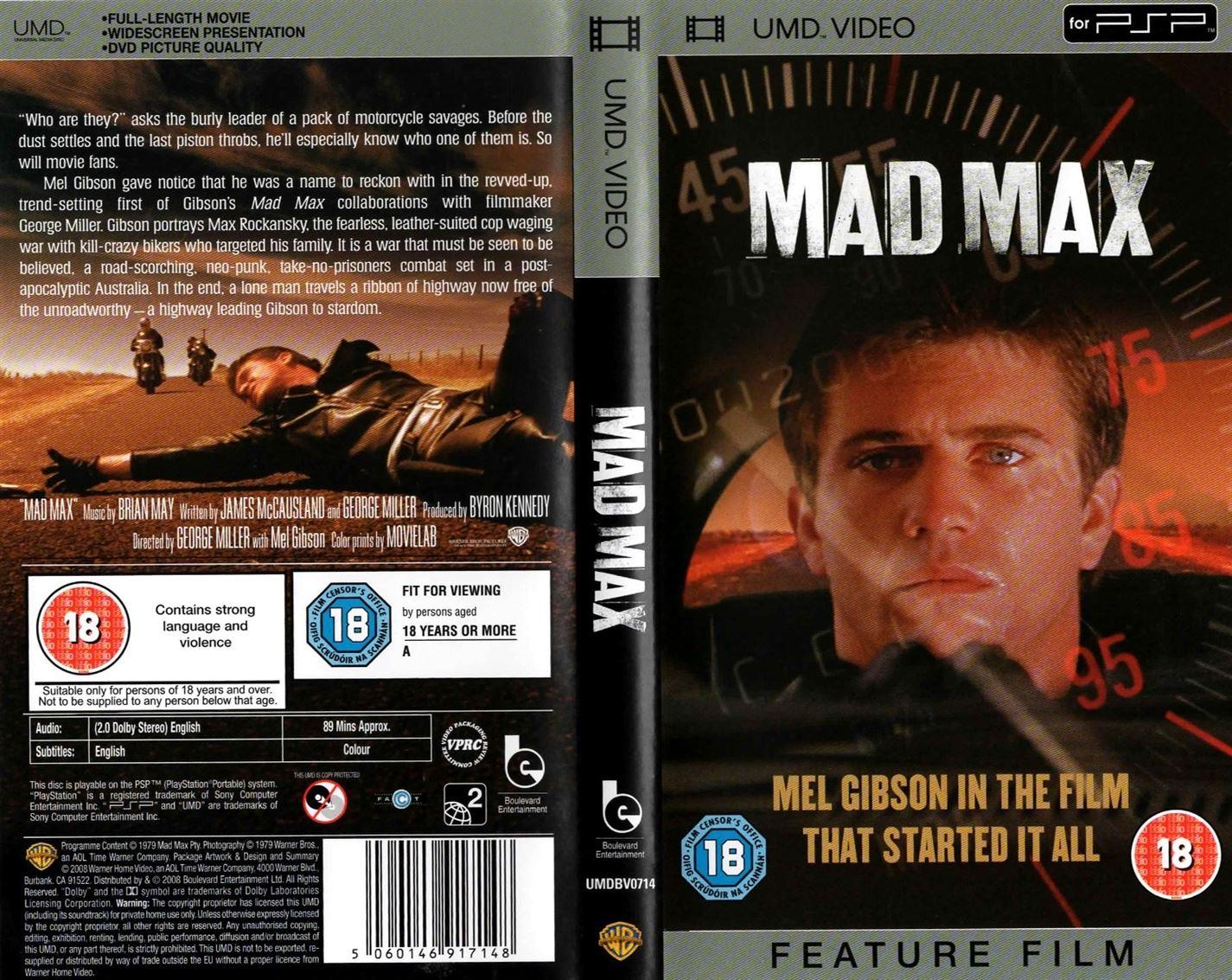 Mad Max (UMD Mini for PSP) - UK Seller