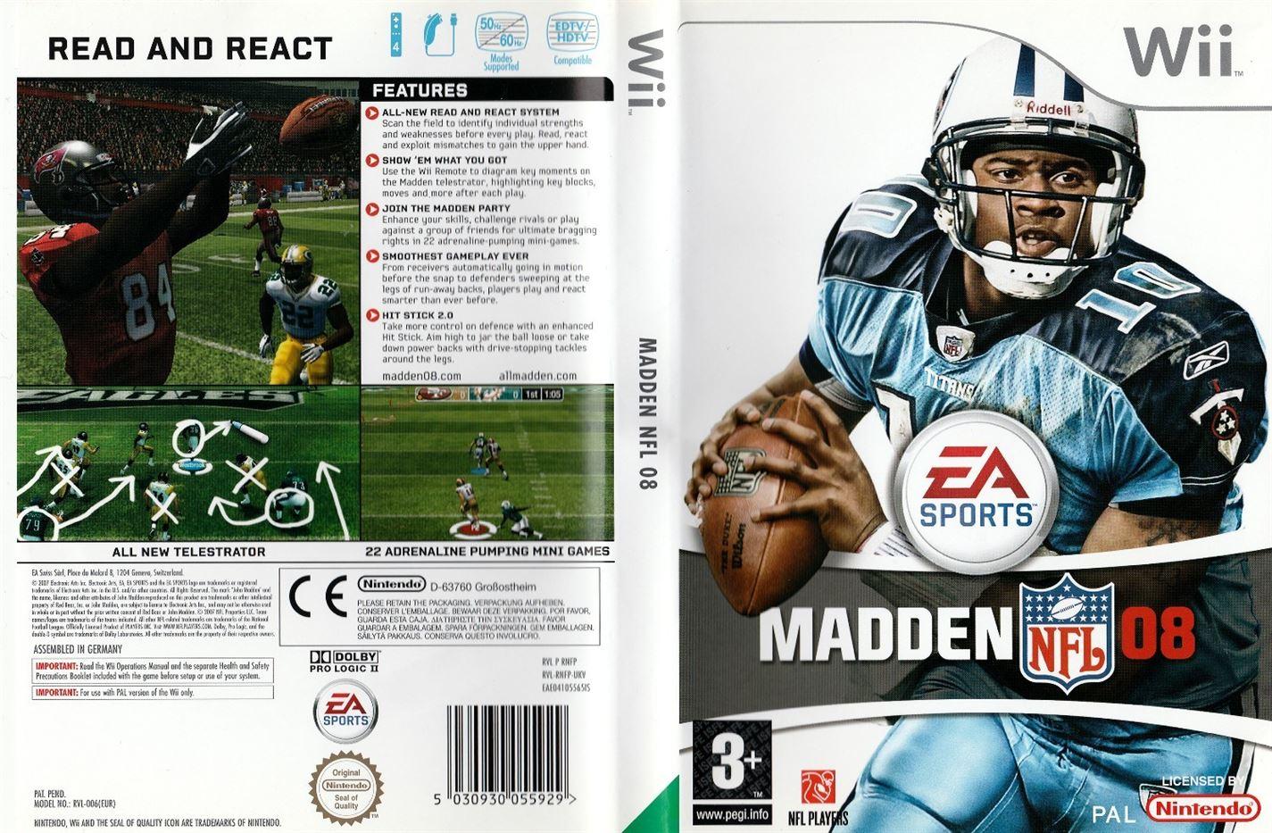 Madden NFL 08 Wii (Nintendo Wii) - UK Seller