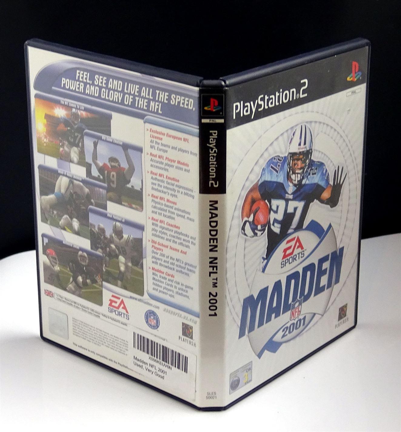 Madden NFL 2001 PS2 (PlayStation 2) - UK Seller
