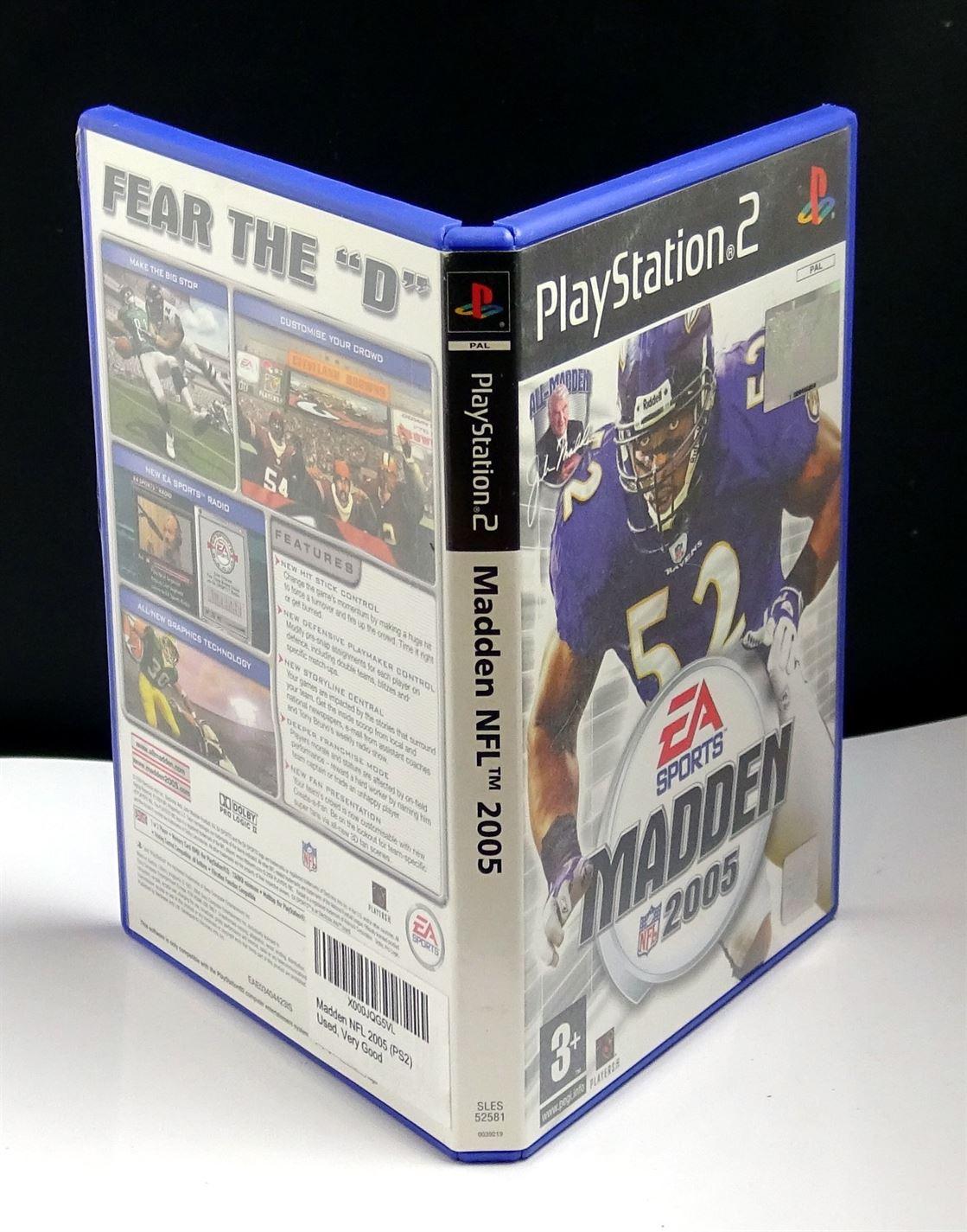 Madden NFL 2005 PS2 (Playstation 2) - UK Seller