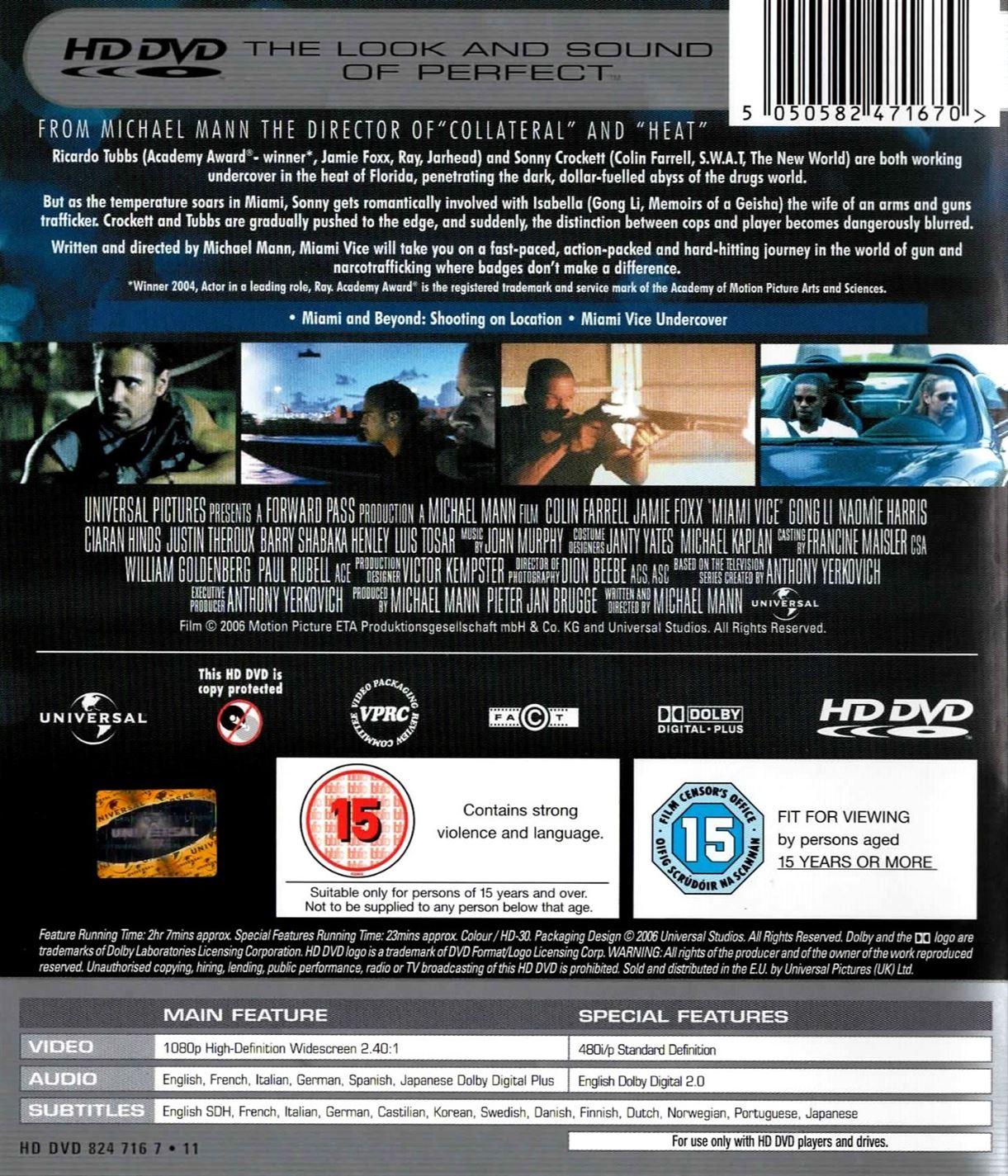 Miami Vice (HD DVD) - UK Seller