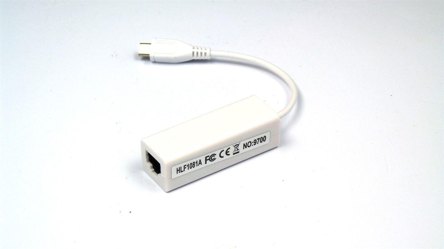 Micro USB 2.0 to Ethernet 10/100 RJ45 Network LAN Adapter Card Dongle - UK Seller NP