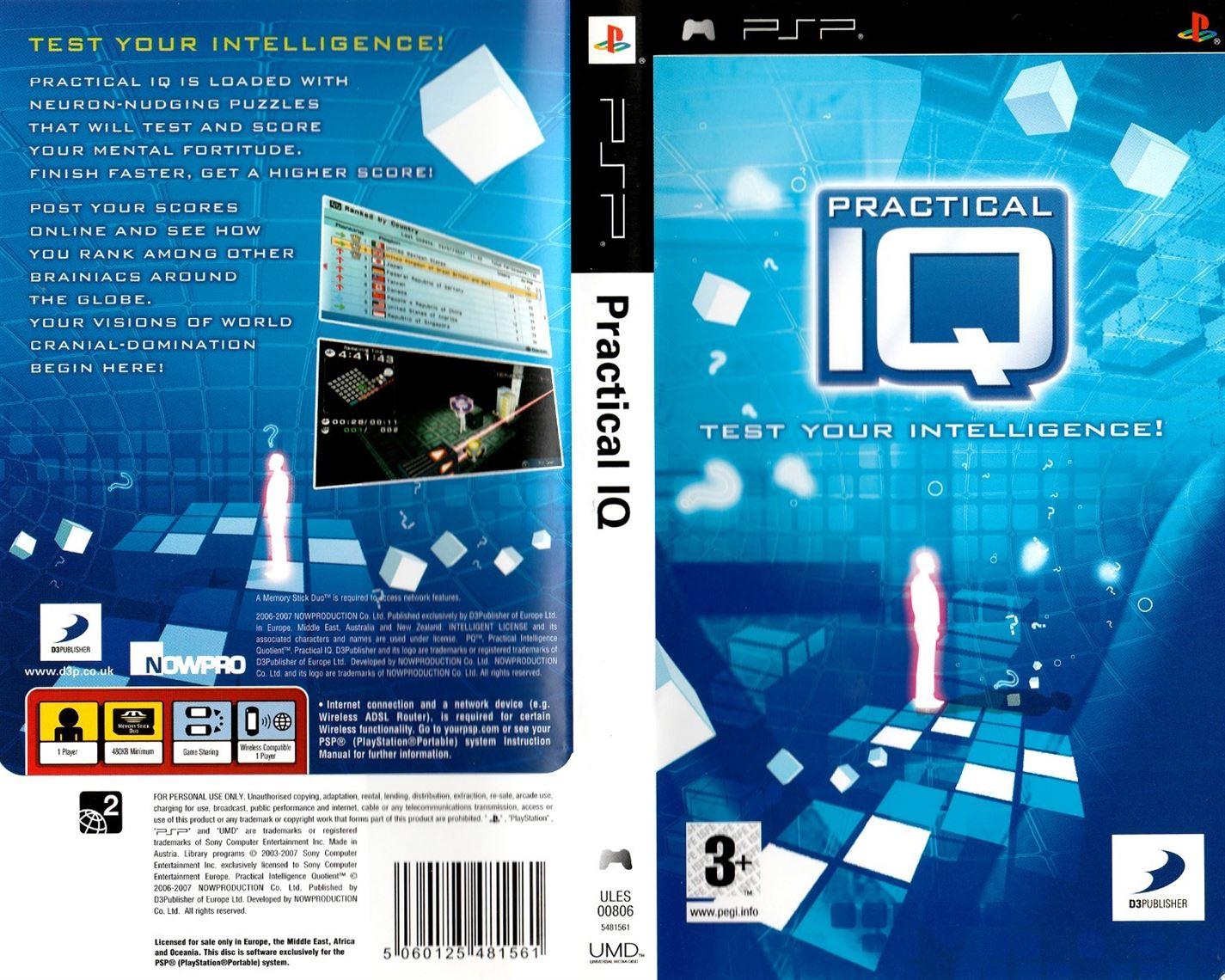 Practical IQ (PSP) - UK Seller