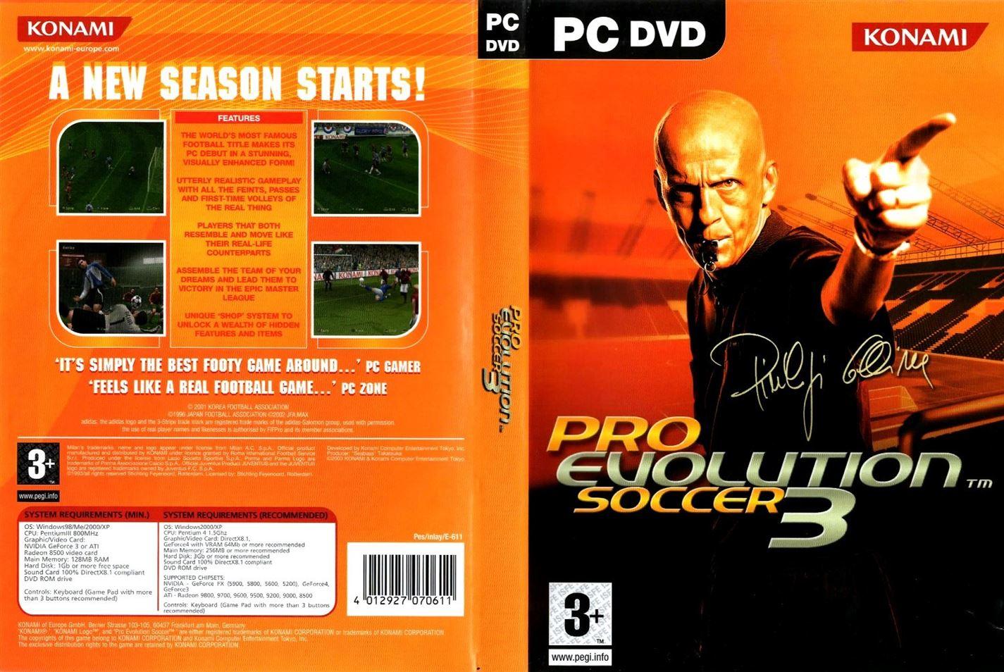 Pro Evolution Soccer 3 (PC) - UK Seller NP