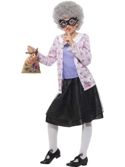 Gangster Granny Costume - Size 10-12