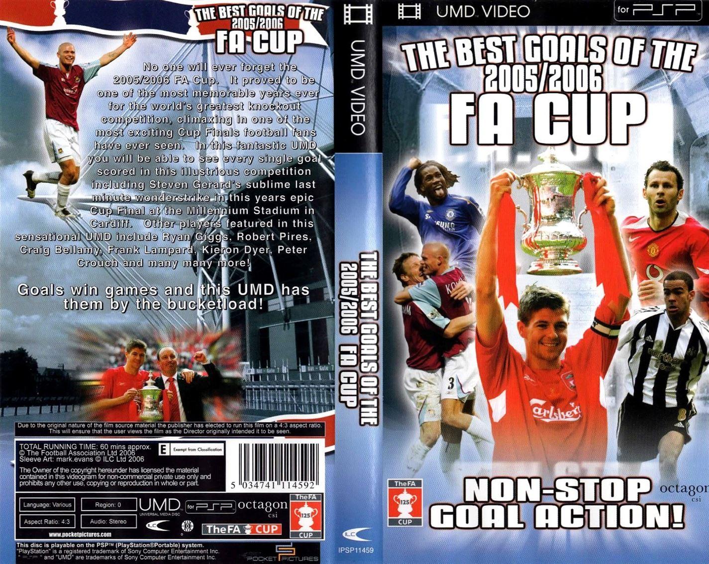 The Best Goals OF The 2005-2006 F.A Cup (UMD for PSP) - UK Seller