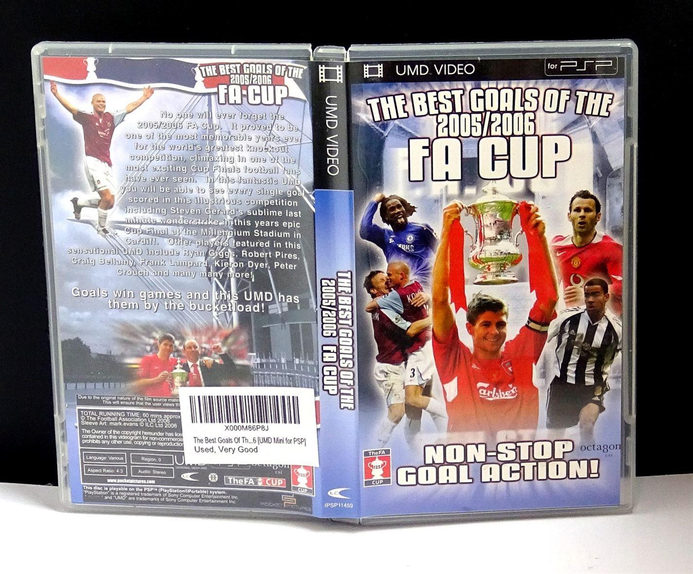 The Best Goals OF The 2005-2006 F.A Cup (UMD for PSP) - UK Seller