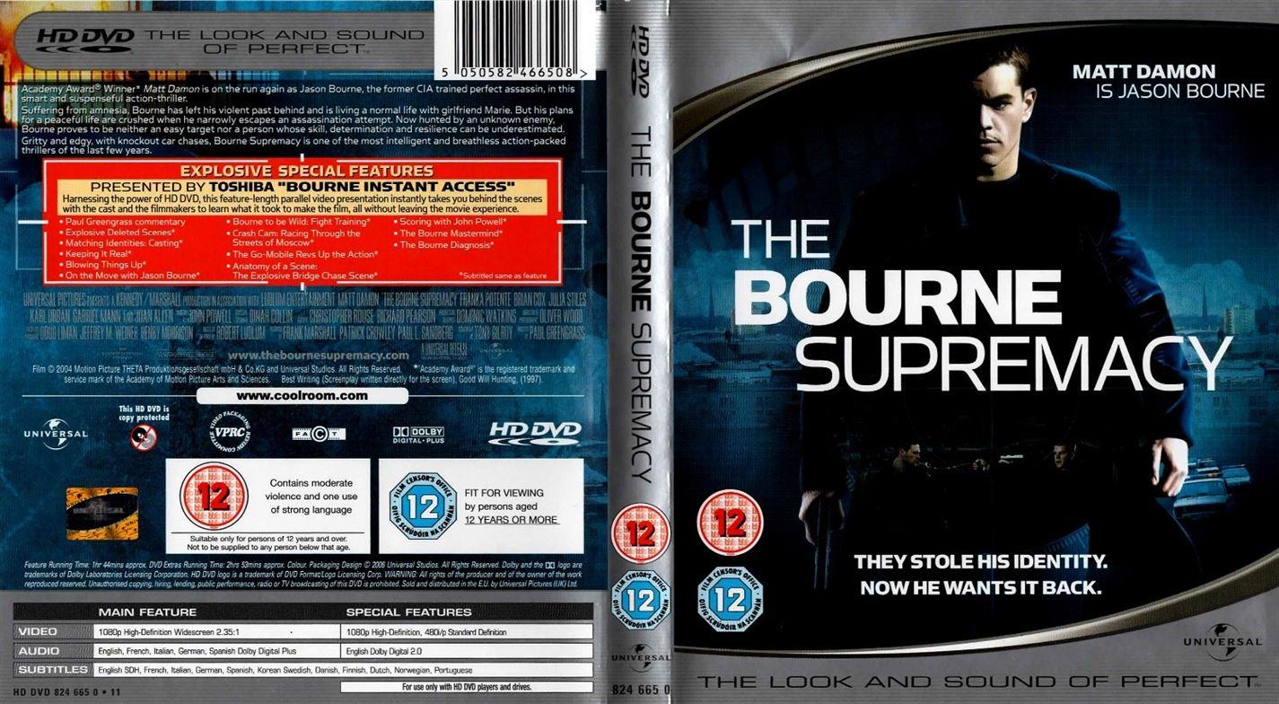 The Bourne Supremacy (HD DVD) - UK Seller