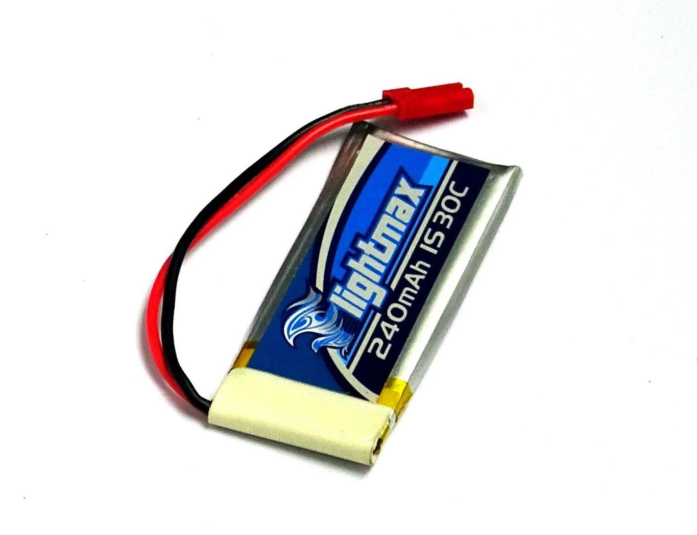 Zippy Flightmax 240mAh 1s 30C Single Cell Battery Lipo - UK Seller