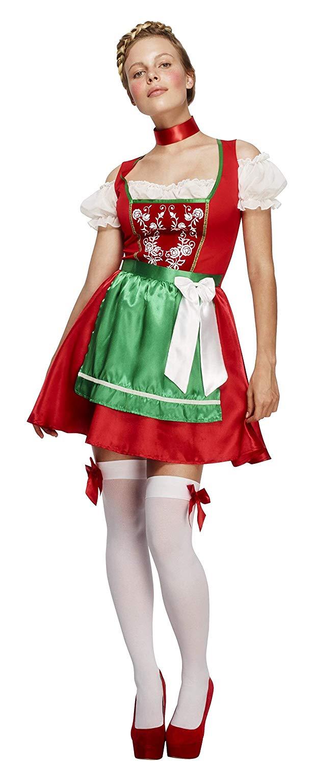 Christmas Dirndle fancy dress costume and underskirt