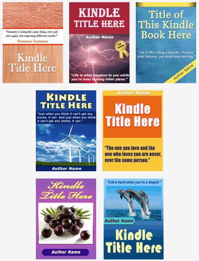 Kindle Cover Templates