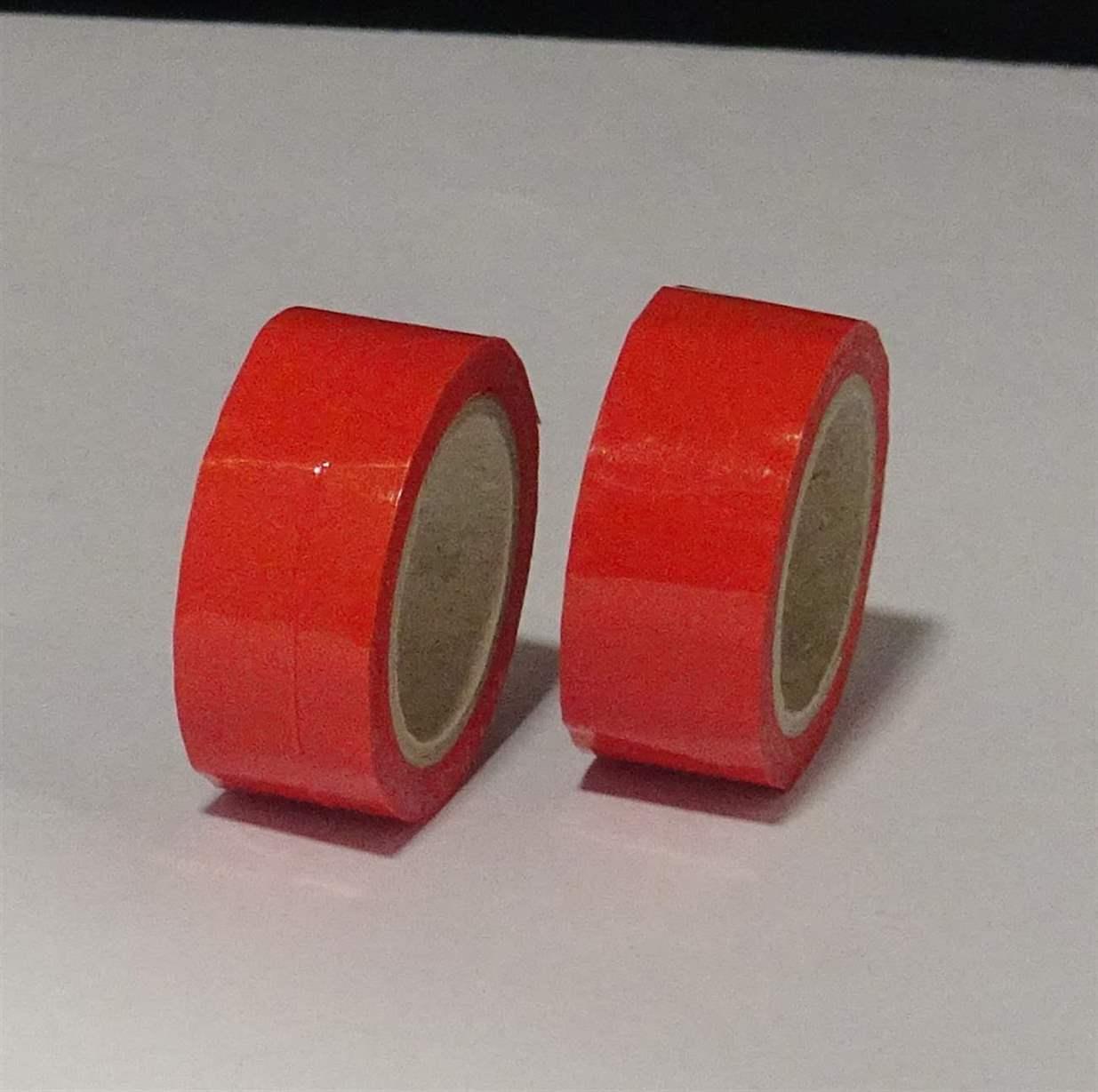 2 x RC Plane Glider SMALL red Wing Repair & Cover Tape Strength Colour EU Stock
