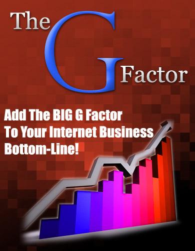 The G Factor - Master Resale Rights - PDF Ebook - Instant Download