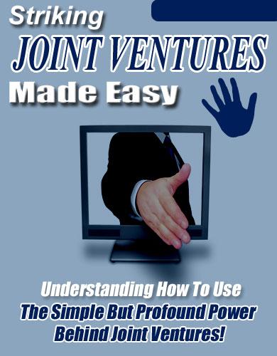 Striking Joint Ventures - Master Resale Rights - PDF Ebooks - Digital Delivery