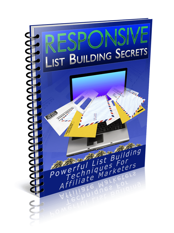 Responsive List Building Secrets - PDF Ebook - Instant Download - Resale Rights