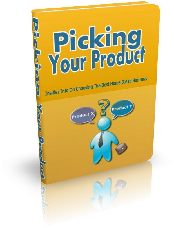 Picking Your Product - PDF Ebook - Digital Delivery - Master Resale Rights
