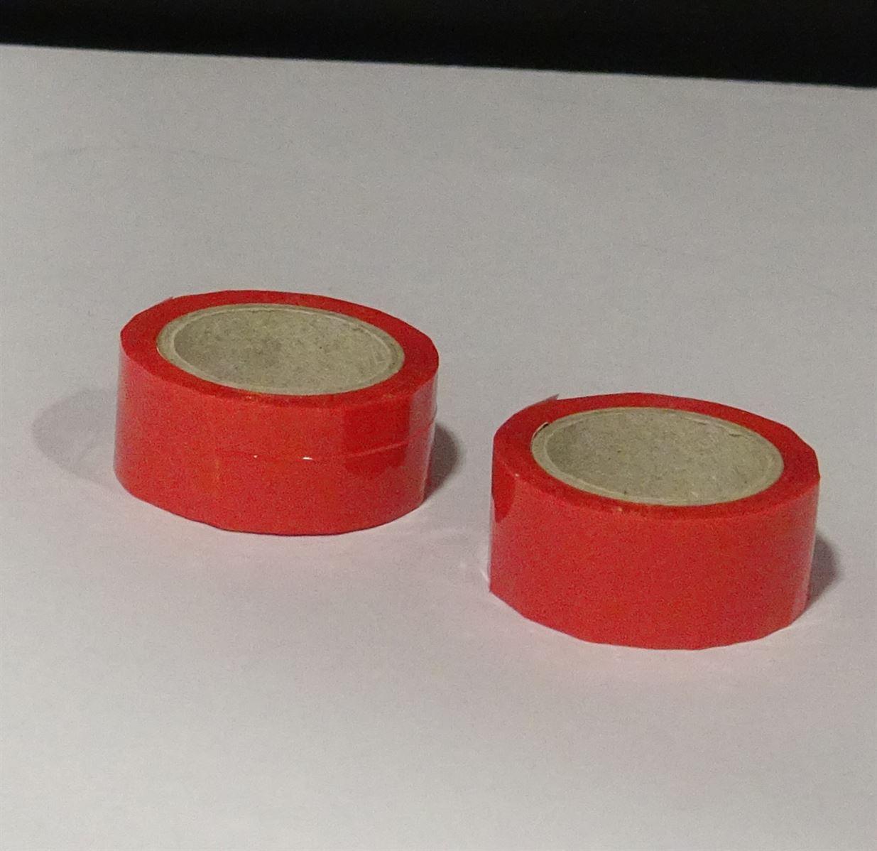 2 x RC Plane Glider SMALL red Wing Repair & Cover Tape Strength Colour EU Stock