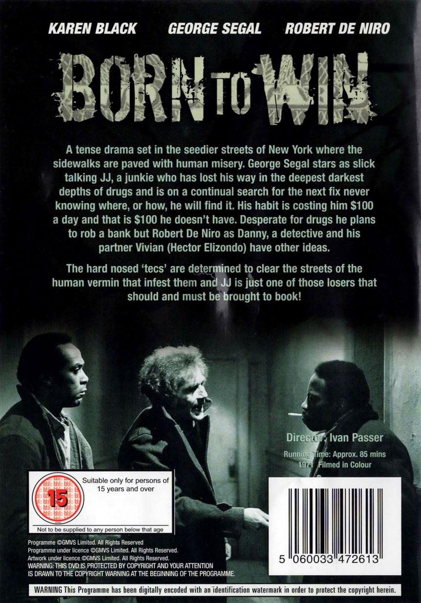 Born to win - DVD - region 2 - EU stock