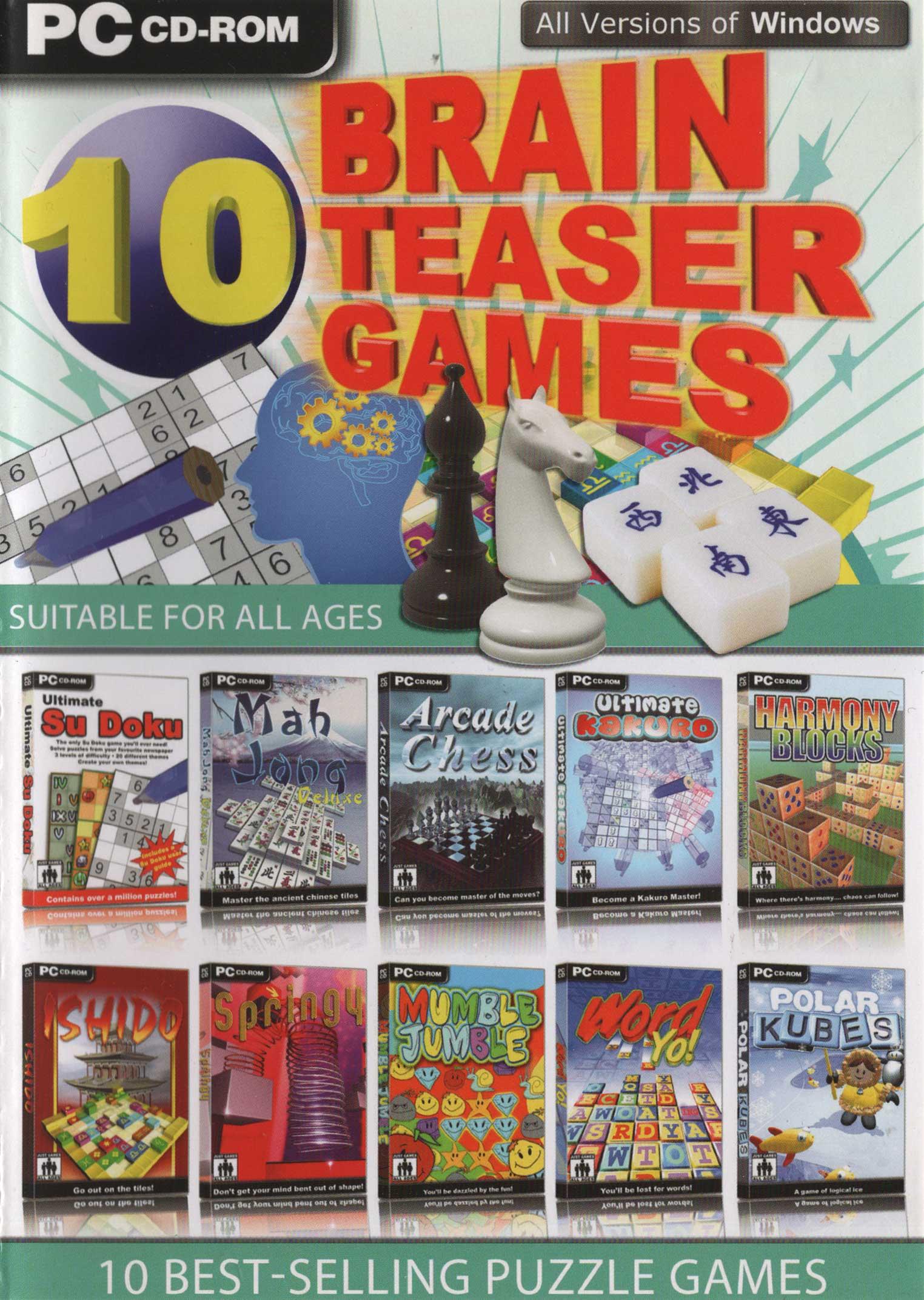 10 Brain Teaser Games - Classic Windows PC Game