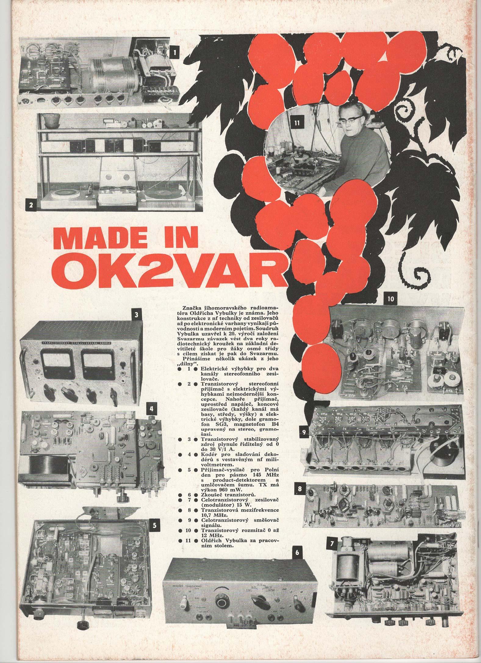 Amaterske Radio Magazine - 4 Rocnik XX 1971 - Rare Collectable