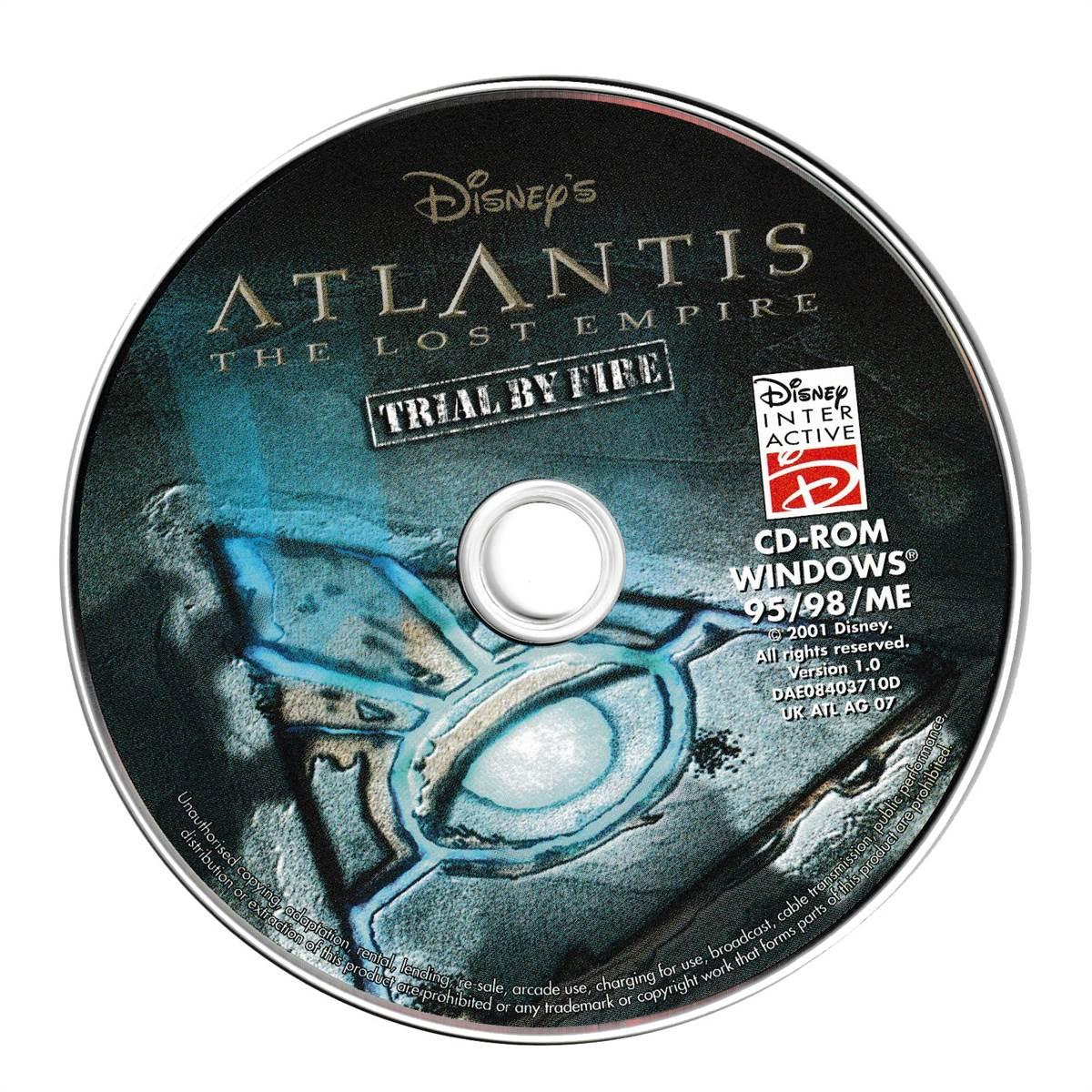 Atlantis The Lost Empire - Trial By Fire - Classic Windows PC Game