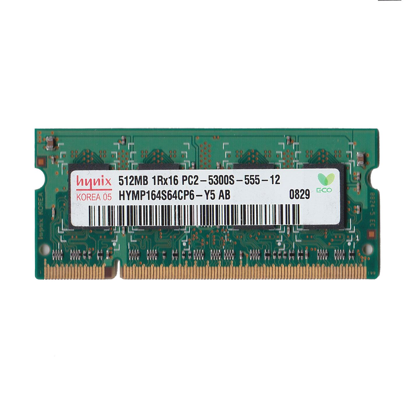 Preowned HYNIX 1RX16 Laptop RAM PC2-5300S-55-12 Memory Module (Untested, Priced to Clear)