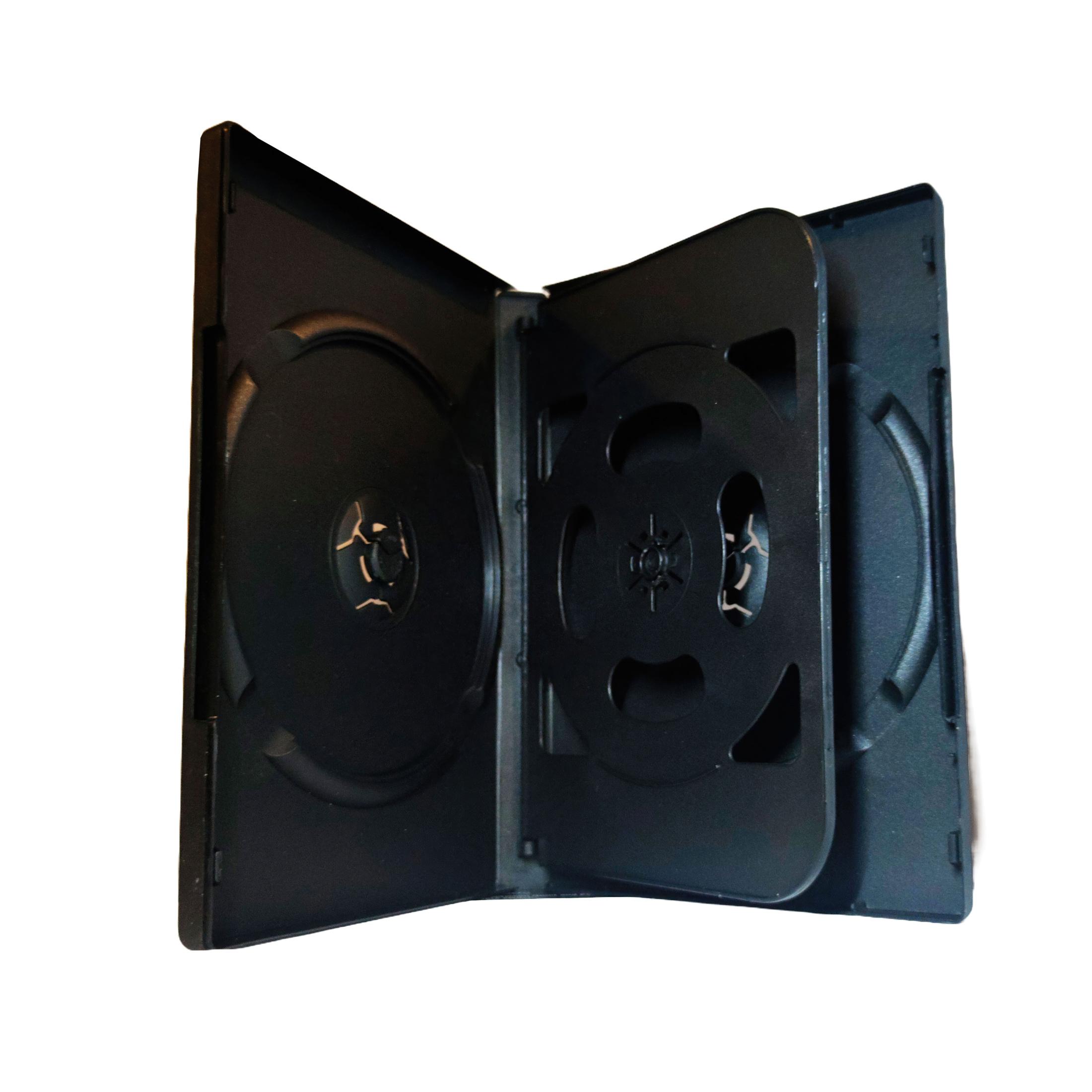 COVER IT Box: 4 DVD 19mm Black - Pack of 3
