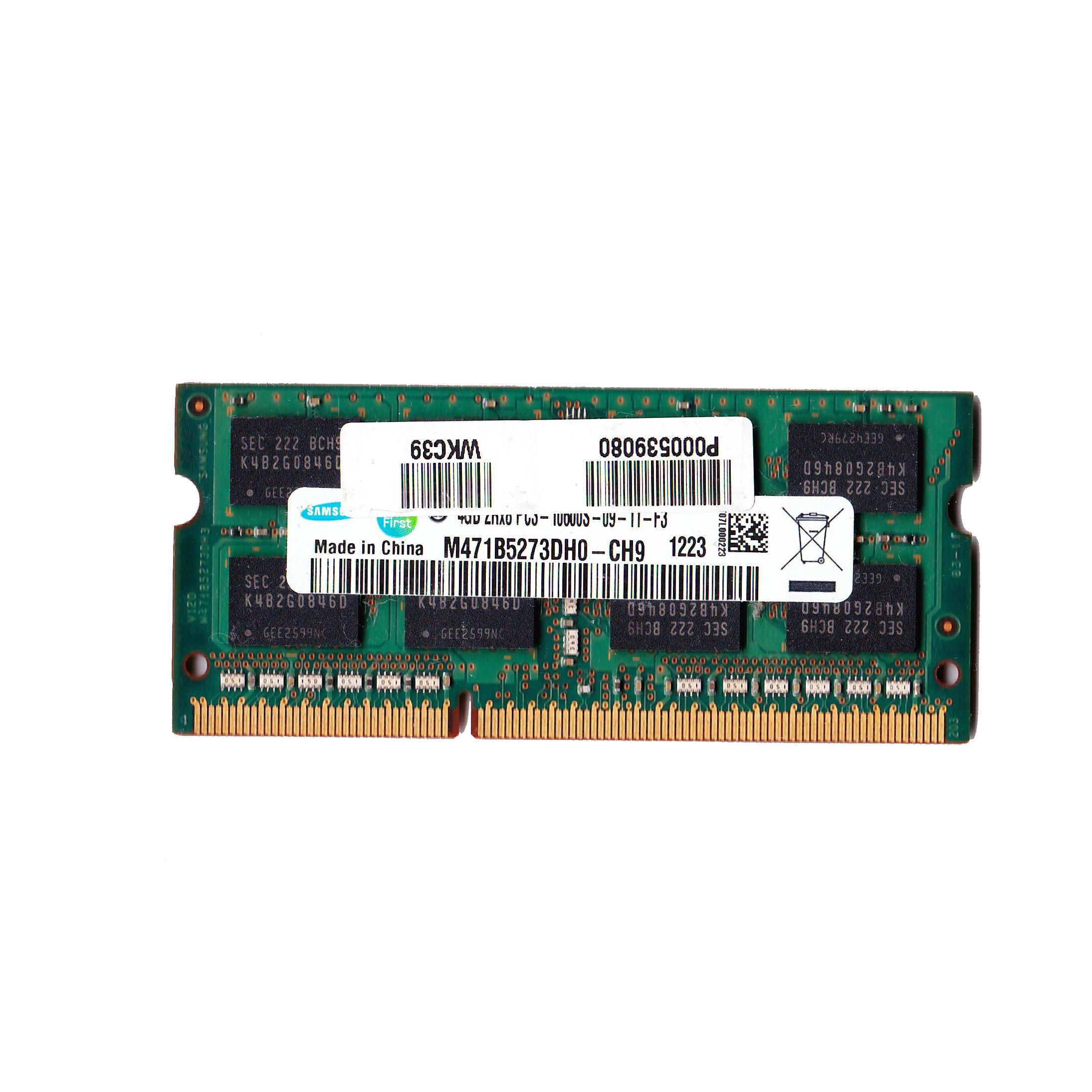 Untested SAMSUNG 4GB 2HXQ PC3-10600S-09-11-F3 Laptop Memory Module