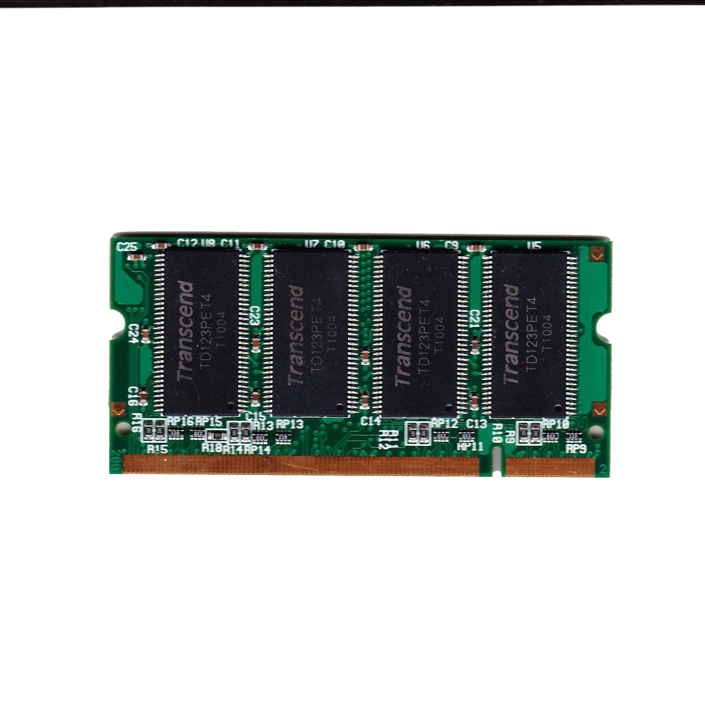 Untested Transcend 512MB DDR 333 SODIM CL2.5 56983-0634 RoHS Preowned 