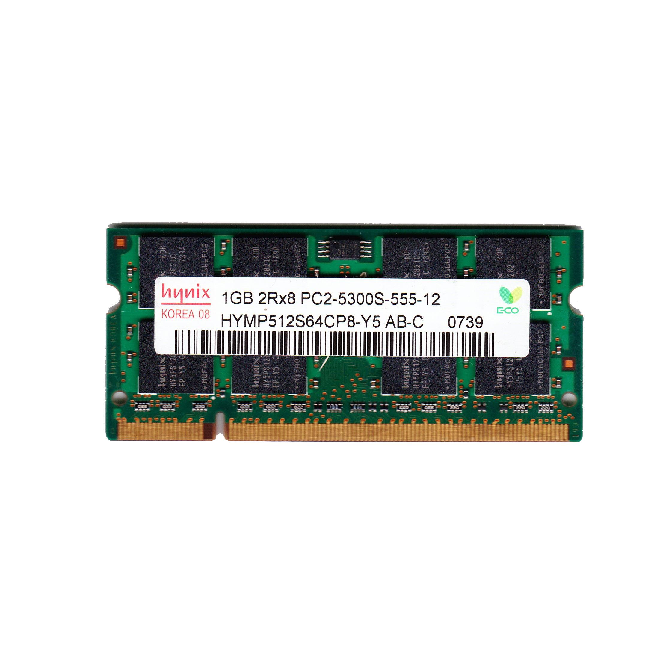 Untested Hynix 1GB 2Rx8 PC2 5300S 55 12 0739 RAM Module