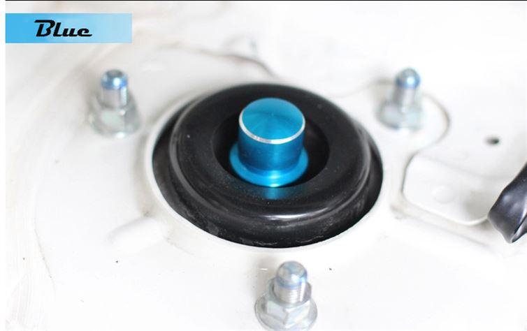 Pair Shock Absorber Screw Aluminium Cap Protective Nut Cover For Nissan